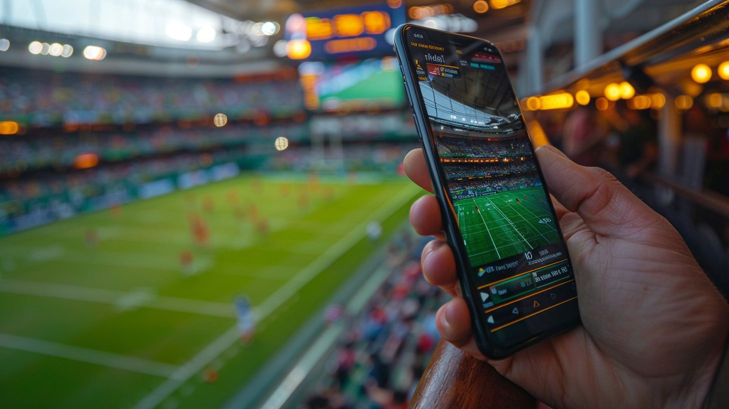 Using a sports betting app